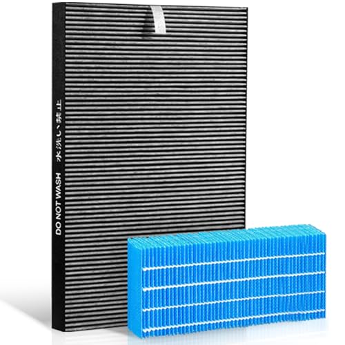 Waldoo FZ-Y30SF 集じん 脱臭一体型フィルター FZ-Z30MF (FZ-Y30MF) 加湿フィルター KC-30T1 KC-30T2 KC-30T3 KC-30T4 加湿空気清浄機 フィルター 互換品(2点セット)